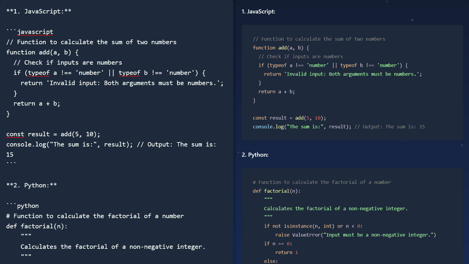 CoonSpace Syntax Highlight